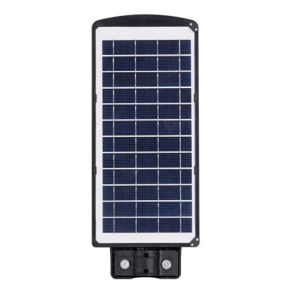 LED Solární pouliční lampa se senzorem STREET 2xLED/6W/3,2V 12000 mAh IP65 + dálkové ovládání