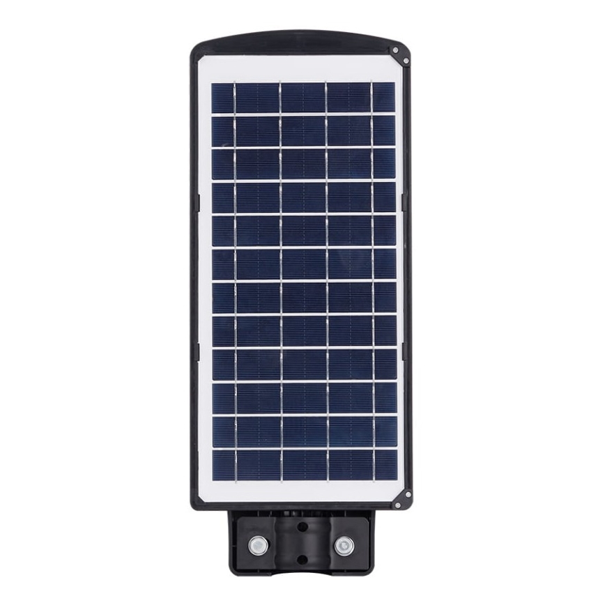 LED Solární pouliční lampa se senzorem STREET 2xLED/6W/3,2V 12000 mAh IP65 + dálkové ovládání