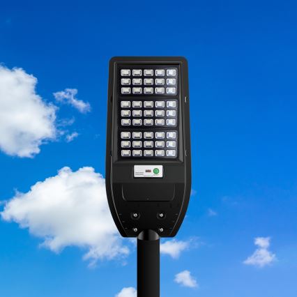 LED Solární pouliční lampa VIA 100W/10000 mAh 3,2V 6000K IP65 + dálkové ovládání