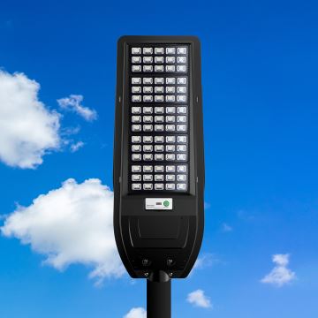LED Solární pouliční lampa VIA 200W/20000 mAh 3,2V 6000K IP54 + dálkové ovládání