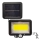 LED Solární reflektor se senzorem DUO LED/1W/3,7V 1200 mAh IP44