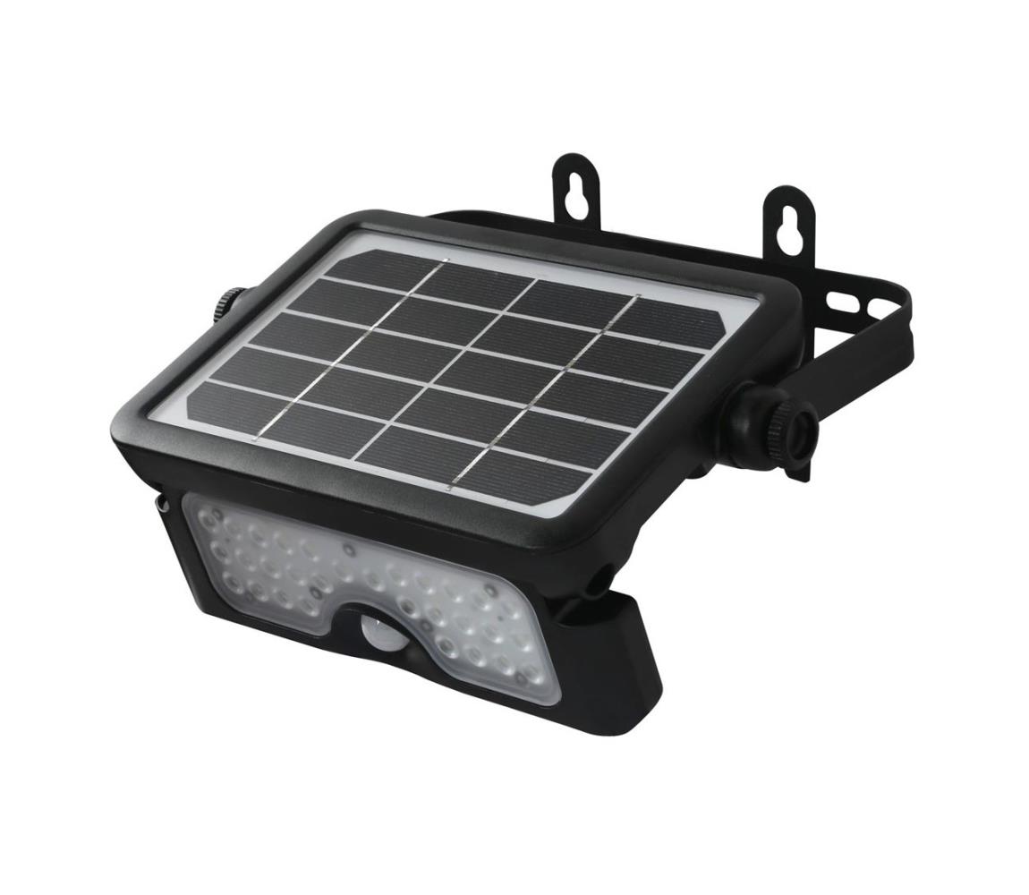 Milagro LED Solární reflektor se senzorem EPAD LED/5W/3000 mAh 3,7V 4000K IP65 MI2175
