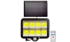 LED Solární reflektor se senzorem INTEGRA LED/3W/3,7V IP44 + dálkové ovládání
