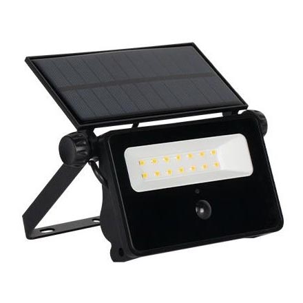 LED Solární reflektor se senzorem LED/10W/5,5V IP65