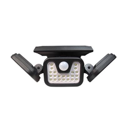 LED Flexibilní solární reflektor se senzorem LED/15W/3,7V 2400 mAh IP54 4500K