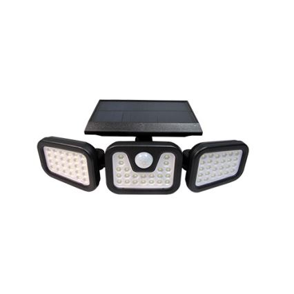 LED Flexibilní solární reflektor se senzorem LED/15W/3,7V 2400 mAh IP54 4500K
