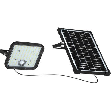 LED Solární reflektor se senzorem LED/30W/6,4V 4000K + dálkové ovládání