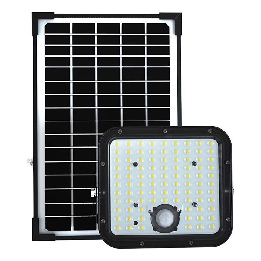 LED Solární reflektor se senzorem LED/30W/6,4V 6400K 6000 mAh + dálkové ovládání