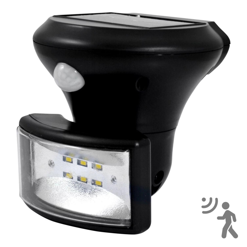 LED Solární reflektor se senzorem LED/5W/3,7V 2000 mAh IP44