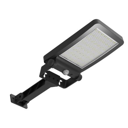 LED Solární reflektor se senzorem LED/5W/3,7V 4000K 1500 mAh IP54 černá