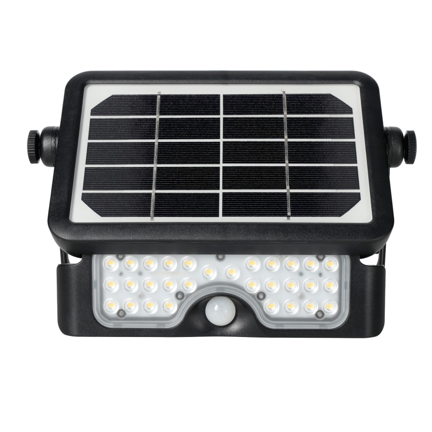 LED Solární reflektor se senzorem LED/5W/3,7V 4000K IP65 3000 mAh