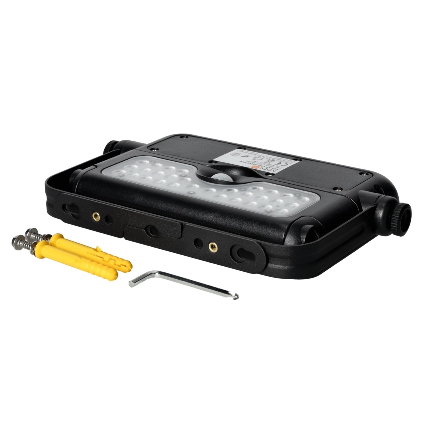 LED Solární reflektor se senzorem LED/5W/3,7V 4000K IP65 3000 mAh