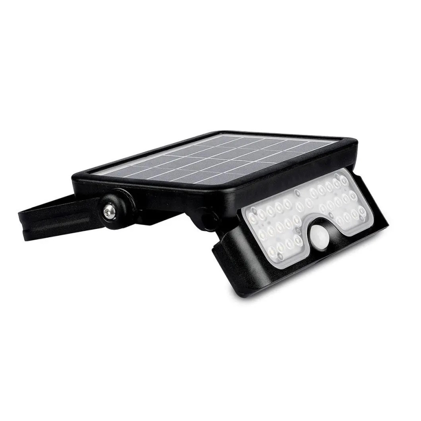 LED Solární reflektor se senzorem LED/5W/3,7V IP65 4000K 3000 mAh