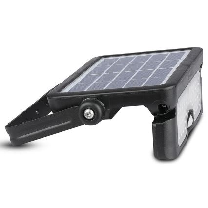 LED Solární reflektor se senzorem LED/5W/3,7V IP65 4000K 3000 mAh