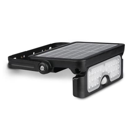 LED Solární reflektor se senzorem LED/5W/3,7V IP65 4000K 3000 mAh