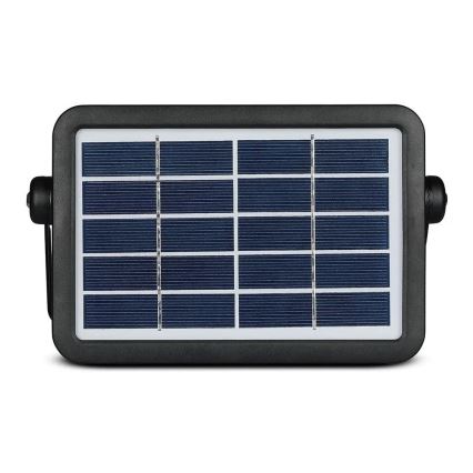 LED Solární reflektor se senzorem LED/5W/3,7V IP65 4000K 3000 mAh