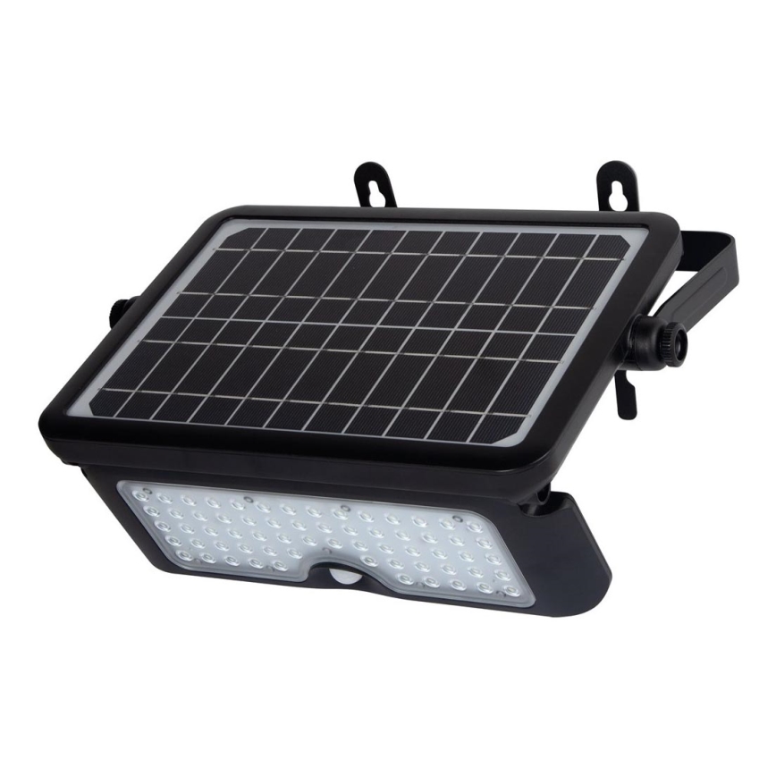 LED Solární reflektor se senzorem pohybu a soumraku EPAD LED/10W/3000 mAh 7,4V 4000K IP65