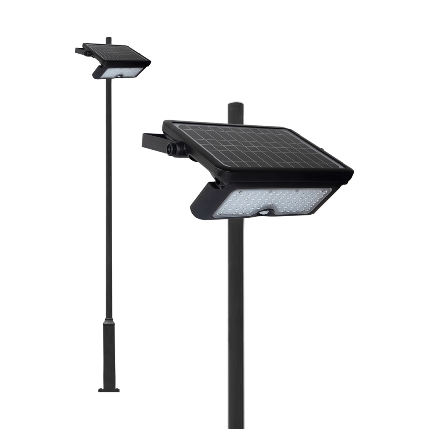 LED Solární reflektor se senzorem pohybu a soumraku EPAD LED/10W/3000 mAh 7,4V 4000K IP65