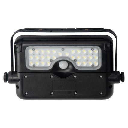 LED Solární reflektor se senzorem pohybu a soumraku EPAD LED/5W/3000 mAh 3,7V 4000K IP65