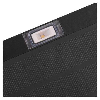 LED Solární reflektor se senzorem pohybu LED/3,7V 1200mAh 4000K IP65 černá