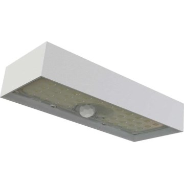 LED Solární reflektor se senzorem pohybu LED/3,7V 3000mAh 4000K IP65 bílá