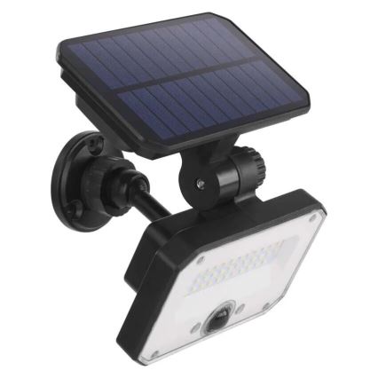 LED Solární reflektor se senzorem pohybu SPILO LED/3,7V 3600mAh 3000K IP54 + dálkové ovládání