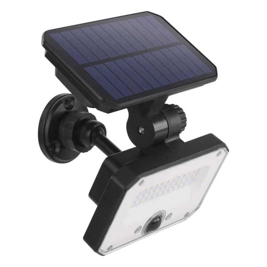 LED Solární reflektor se senzorem pohybu SPILO LED/3,7V 3600mAh 3000K IP54 + dálkové ovládání