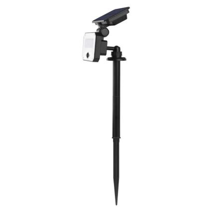 LED Solární reflektor se senzorem pohybu SPILO LED/3,7V 3600mAh 3000K IP54 + dálkové ovládání