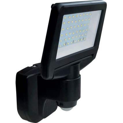 LED Solární reflektor se senzorem TOMI LED/10W/7,4V 1800 mAh IP44 černá
