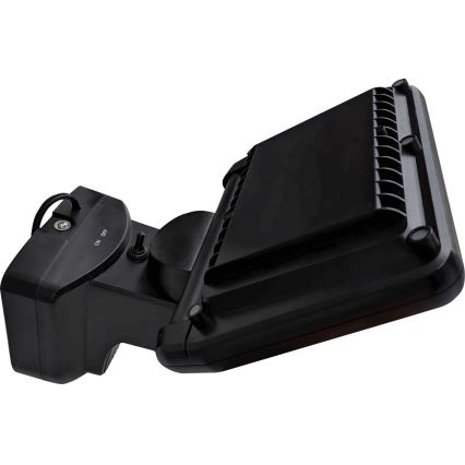 LED Solární reflektor se senzorem TOMI LED/10W/7,4V 1800 mAh IP44 černá