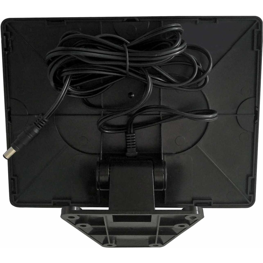 LED Solární reflektor se senzorem TOMI LED/10W/7,4V 1800 mAh IP44 černá