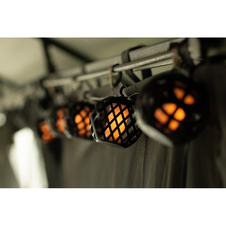 LED Solární řetěz 60xLED/2m 400 mAh IP44
