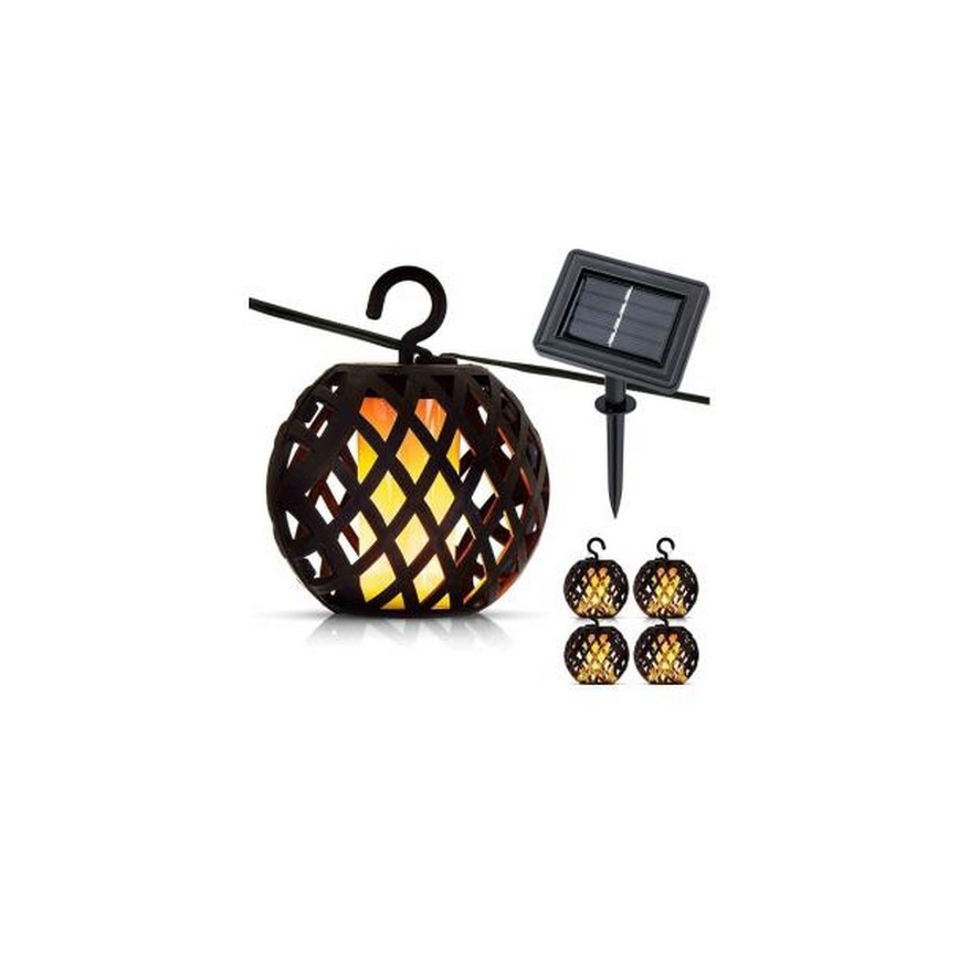 LED Solární řetěz 60xLED/2m IP44