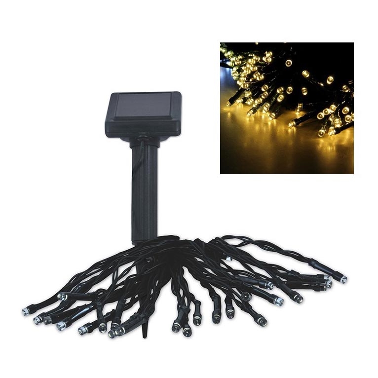 LED Solární řetěz SHINE 100xLED/1,2V 400 mAh 11, 9 m IP44