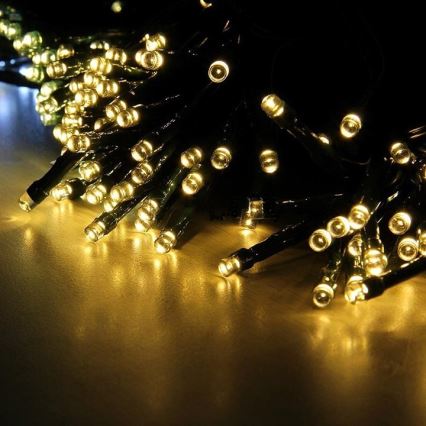 LED Solární řetěz SHINE 100xLED/1,2V 400 mAh 11, 9 m IP44