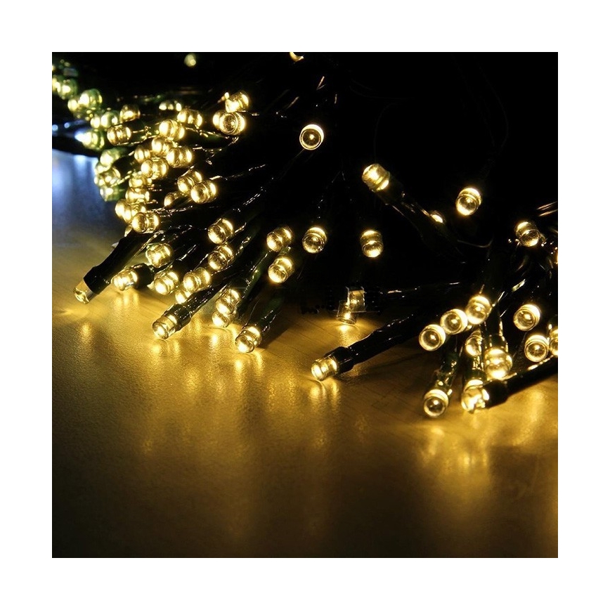 LED Solární řetěz SHINE 100xLED/1,2V 400 mAh 11, 9 m IP44