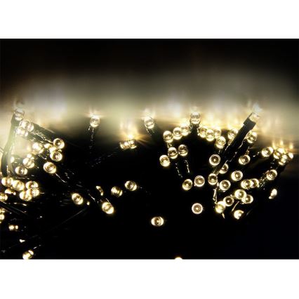 LED Solární řetěz SHINE 200xLED/1,2V 600 mAh 21,9 m IP44