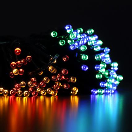 LED Solární řetěz SHINE MULTI 100xLED/1,2V 11,9 m IP44