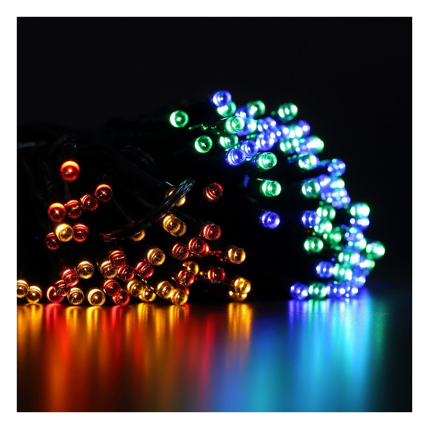 LED Solární řetěz SHINE MULTI 100xLED/1,2V 11,9 m IP44