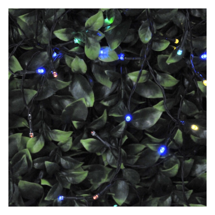 LED Solární řetěz SHINE MULTI 100xLED/1,2V 11,9 m IP44