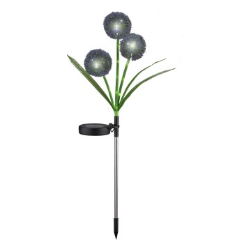 LED Solární svítidlo ALLIUM LED/1,2V 6500K 600 mAh IP44 černá