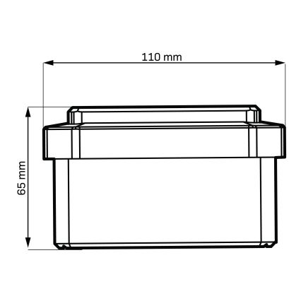 LED Solární svítidlo ELVO LED/4,5W/1,2V 300 mAh IP44 černá