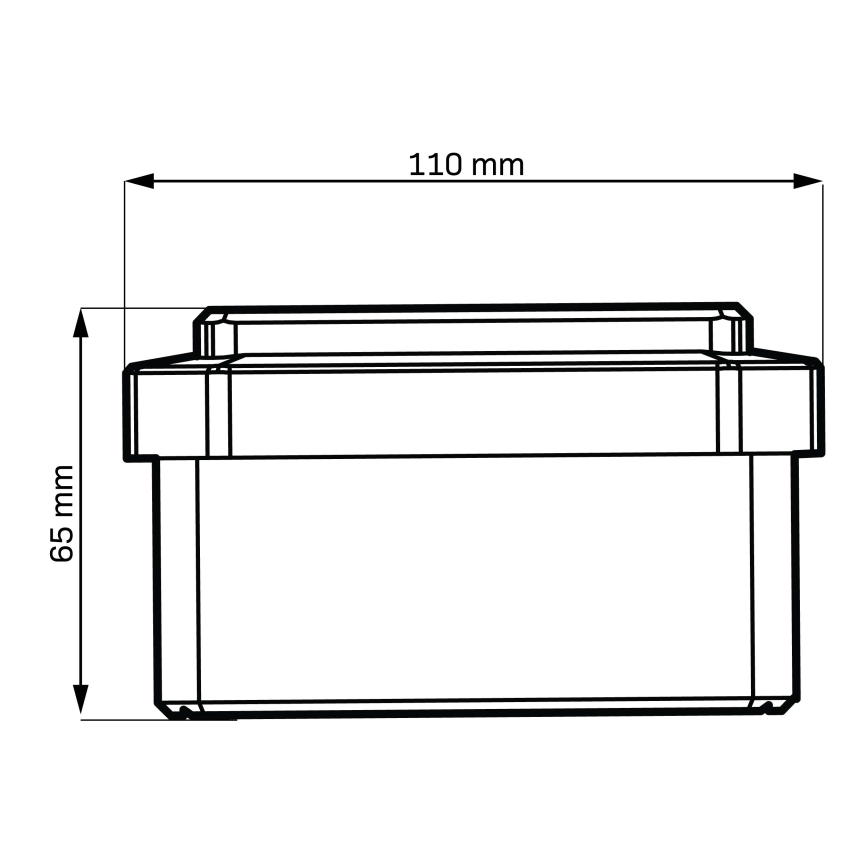 LED Solární svítidlo ELVO LED/4,5W/1,2V 300 mAh IP44 černá