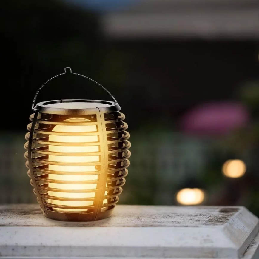 LED Solární svítidlo FLAME 4v1 1xLED/0,45W/3,7V IP44 500 mAh