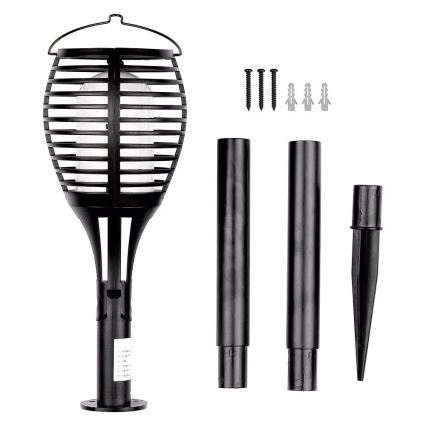 LED Solární svítidlo FLAME 4v1 1xLED/0,45W/3,7V IP44 500 mAh