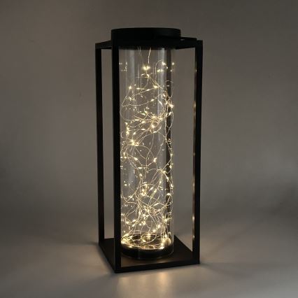 LED Solární svítidlo GLAMOUR LED/1,2V 600 mAh IP44 černá