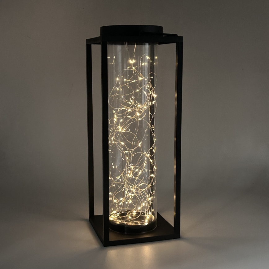 LED Solární svítidlo GLAMOUR LED/1,2V 600 mAh IP44 černá