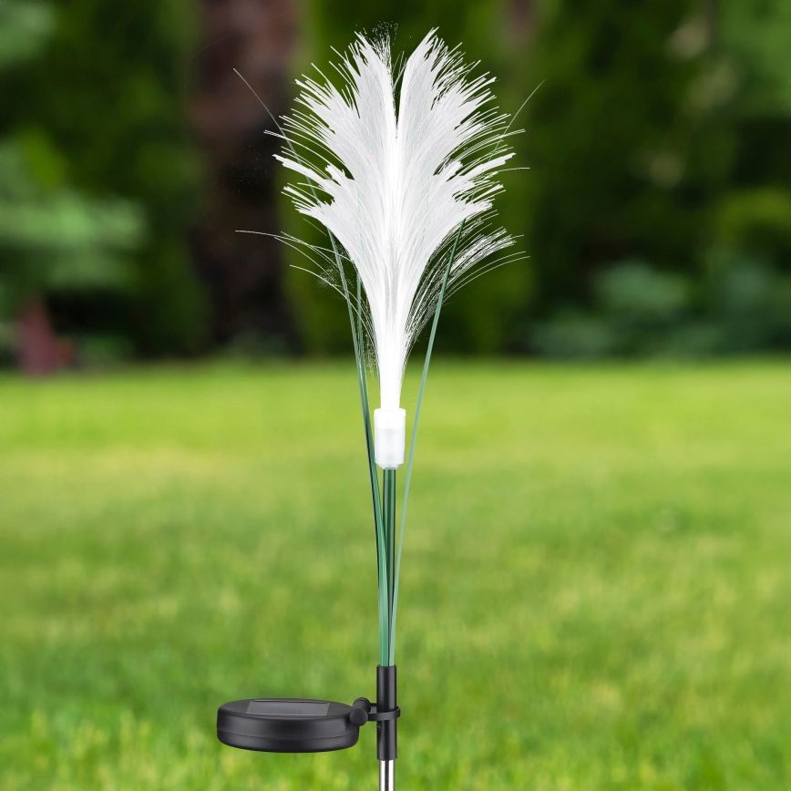 LED Solární svítidlo GRASS LED/1,2V 3000K 600 mAh IP44 černá