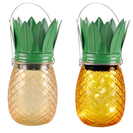 LED Solární svítidlo JAR LED/1,2V 150 mAh IP44 ananas