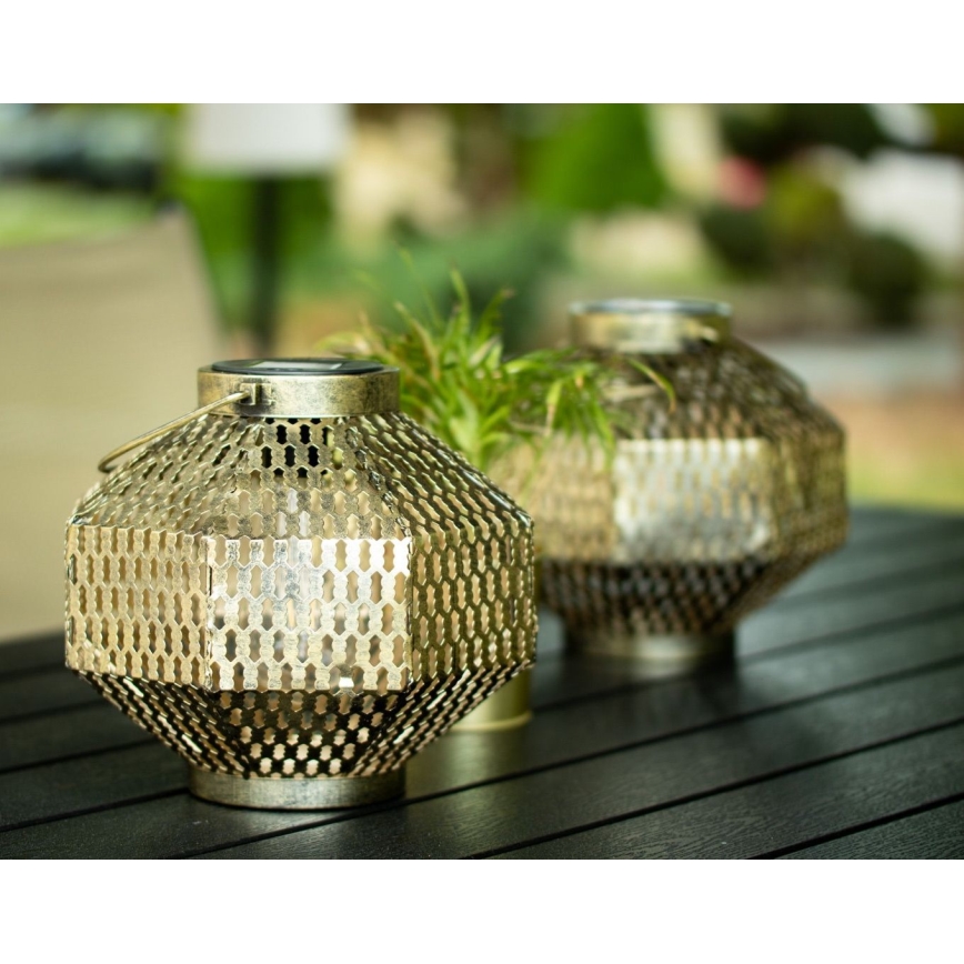 LED Solární svítidlo LAURA 1xE27/1,2V 300 mAh IP44